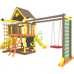 Детская площадка IgraGrad Шато с трубой (Дерево) мод.2