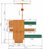 Детская деревянная площадка ‘IgraGrad Домик 3’