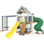 Детская площадка IgraGrad Шато с трубой (Дерево) мод.1
