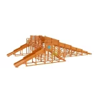 Зимняя горка ‘IgraGrad Snow Fox’, 4 ската