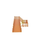 Зимняя горка ‘IgraGrad Snow Fox’, скат 10 м (мод. 2)