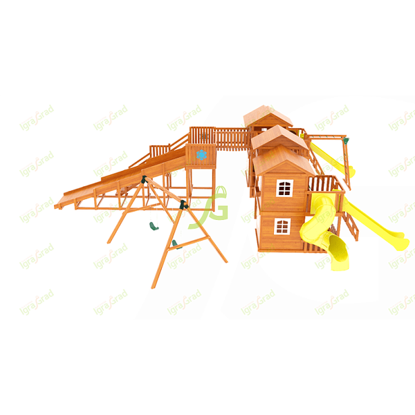 Детская деревянная площадка ‘IgraGrad Домик 7 мод.2’