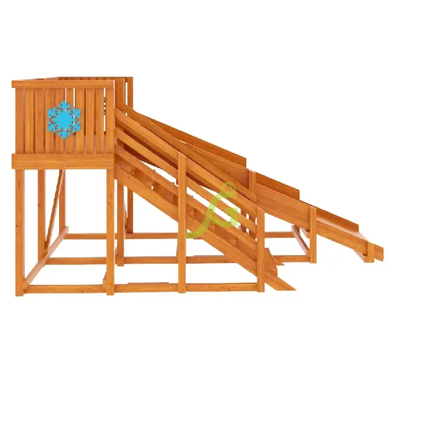 Деревянная зимняя горка ‘IgraGrad Snow Fox’, скат 4 м Деревянная зимняя горка ‘IgraGrad Snow Fox’, скат 4 м