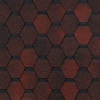 Гибкая черепица Eurasia, Шестигранник, Серый