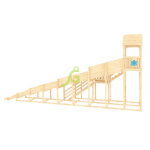 Зимняя горка ‘IgraGrad Snow Fox (Домик)’, скат 10 м, без окраски