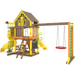 Детская площадка IgraGrad Шато с трубой (Домик) мод.2