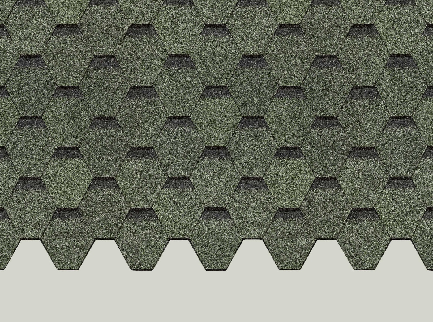 Гибкая черепица Europa, Карат, Зелёный Гибкая черепица Europa, Карат, Зелёный