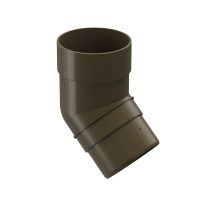 Колено 45˚ для водосточной трубы Premium, пломбир
