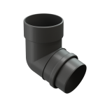 Колено 72˚ для водосточной трубы Premium, графит