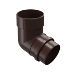 Колено 72˚ для водосточной трубы Premium, шоколад