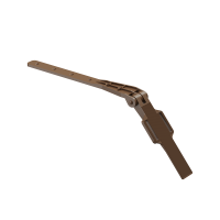 Крепление регулируемое для кронштейна желоба Premium, пломбир