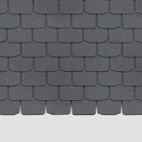 Гибкая черепица Standard, Тетрис, Серый