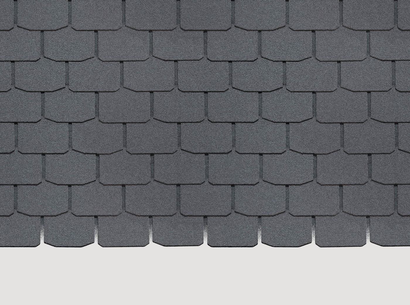 Гибкая черепица Standard, Крона, Серый Гибкая черепица Standard, Крона, Серый