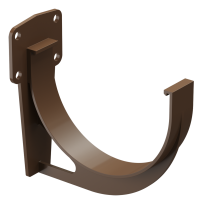 Кронштейн желоба металлический Premium, шоколад