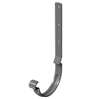 Карнизный крюк для желоба длинный Stal Premium, шоколад