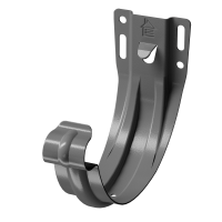 Кронштейн желоба карнизный (штампованный) Stal Premium, каштан