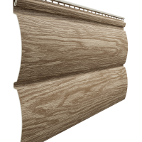 Сайдинг LUX под дерево, Блок-Хаус, миндаль