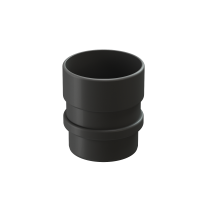 Муфта соединительная для водостока Lux, шоколад