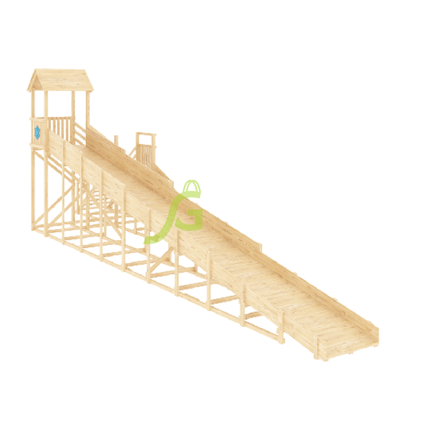 Зимняя деревянная горка ‘IgraGrad Snow Fox 12 м’ с двумя скатами, без окраски Зимняя деревянная горка ‘IgraGrad Snow Fox 12 м’ с двумя скатами, без окраски