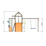 Детская площадка ‘IgraGrad Спорт 1 с зимним модулем’