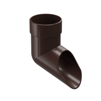 Наконечник водосточной трубы Lux, карбон