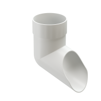 Наконечник для водосточной трубы Premium, каштан