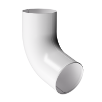 Отвод водосточной трубы Stal Premium, каштан