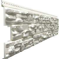 Сайдинг LUX под камень, ROCKY, кешью