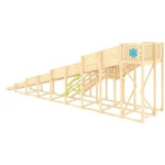 Зимняя горка ‘IgraGrad Snow Fox’, скат 10 м, без окраски