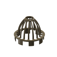 Сетка для защиты водостока Premium, пломбир