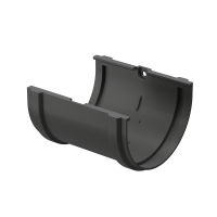 Соединитель желобов Premium, шоколад