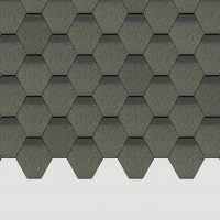 Гибкая черепица Standard, Сота, Серый