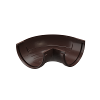 Внешний угол желоба 90° Standard, серый