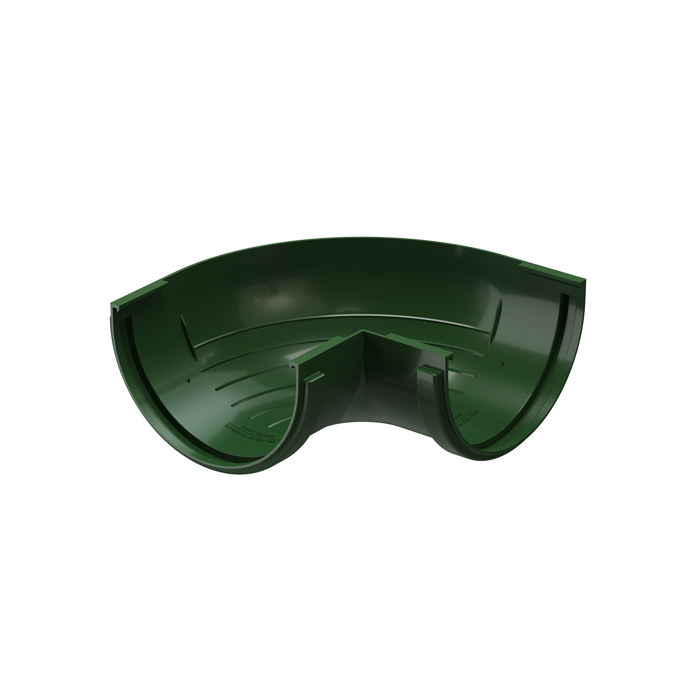 Внешний угол желоба 90° Standard, зелёный Внешний угол желоба 90° Standard, зелёный