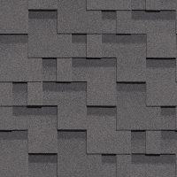 Гибкая черепица Standard, Крона, Серый