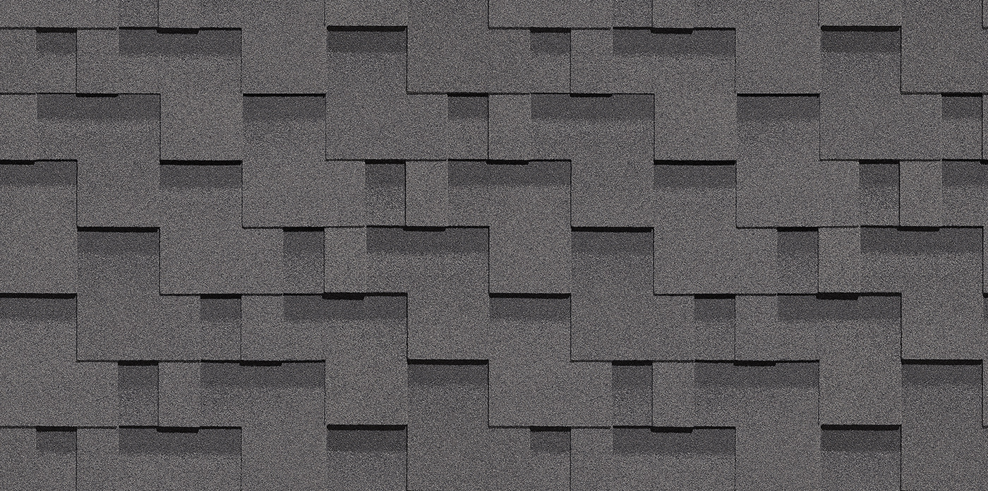 Гибкая черепица Standard, Тетрис, Серый Гибкая черепица Standard, Тетрис, Серый