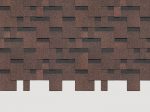 Гибкая черепица Standard, Тетрис, Коричневый