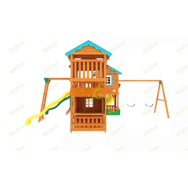 Детская деревянная площадка ‘IgraGrad Домик 6’