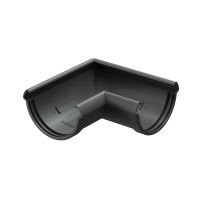 Угол желоба 90˚ LUX, шоколад