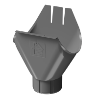 Водосточная воронка желоба Stal Premium, шоколад