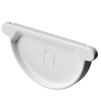 Желоб водосточный полукруглый 3 м Stal Premium, шоколад