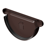 Заглушка желоба Stal Premium, шоколад