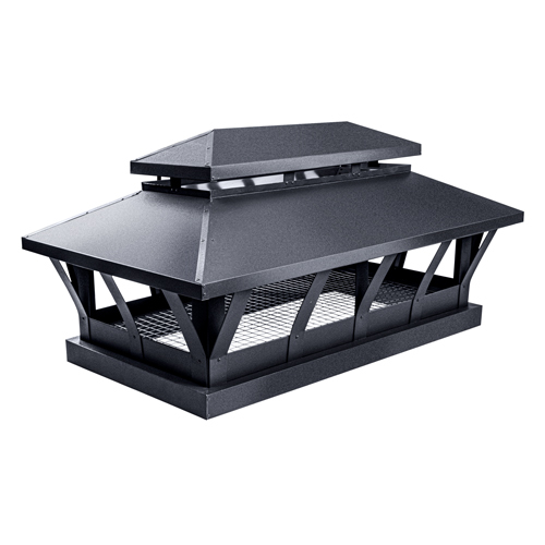 Зонт на дымоход NORD с продухом и защитной сеткой Зонт на дымоход NORD с продухом и защитной сеткой