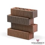 Кирпич VOLGABRICK КР-л-пу 0.7НФ 250х85х65 Флэш Руст №82 М200