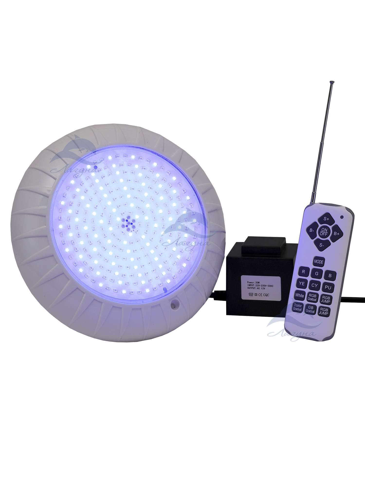 Светодиодный прожектор для бассейна с д/у Светодиодный прожектор для бассейна с д/у