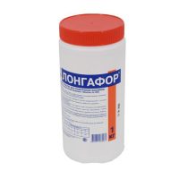 Лонгафор в таблетках 200г, банка 1 кг. Для дезинфекции воды.