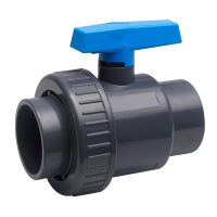 Кран шаровый 50 мм, ПВХ