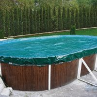 Тент защитный 4,88 Х 2,74 м.овальный