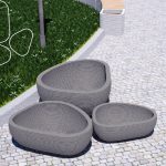 Вазон «Камешки» 3 шт