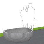 Вазон «Камешки» Большой 1300*1020*550